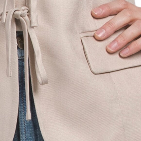 FRENCH CONNECTION Tie Front Bow Vest - Picture 4 of 5